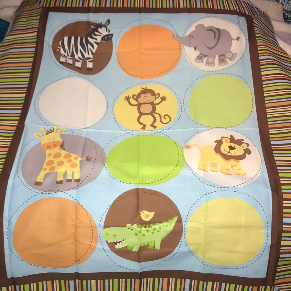 New DIY Baby Quilt Fabric or Tapestry